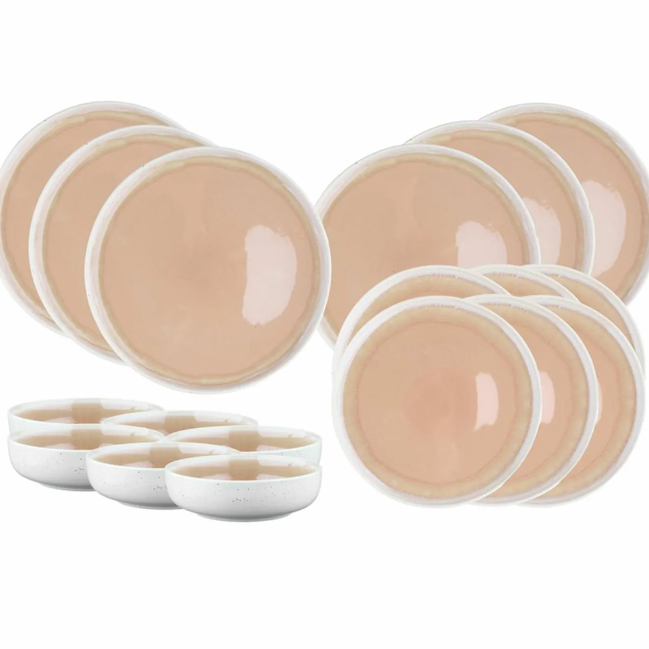 Bjorn Service Les Essentiels Oxygen rose poudre/beige - 18 pièces