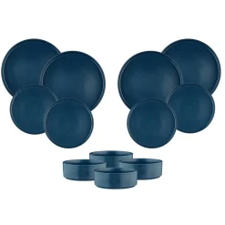 New Bjorn Service Les Essentiels Scandi bleu marine - 12 Pièces