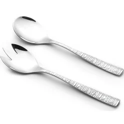 Fauchon Service salade Signature 2 pièces argenté