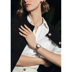 Femme Amelia Parker Set Montre Femme & Bracelet Bay en Acier rose doré