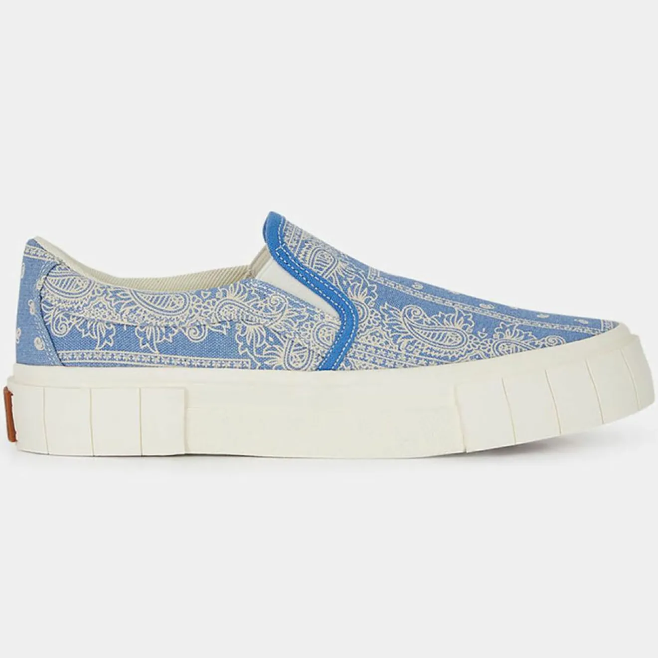 Hot Good News Slip On en Coton Bio Juno bleu/blanc
