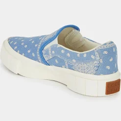 Hot Good News Slip On en Coton Bio Juno bleu/blanc