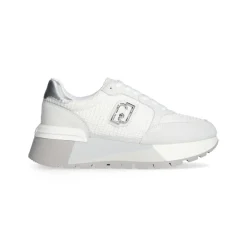 Femme Liu-Jo Sneakers Amazing Blanches Argent