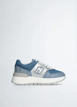 Hot Liu-Jo Sneakers Amazing Denim/Argenté