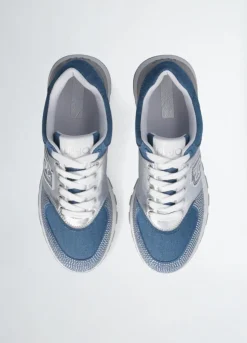 Hot Liu-Jo Sneakers Amazing Denim/Argenté