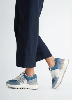Hot Liu-Jo Sneakers Amazing Denim/Argenté