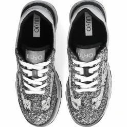 Outlet Liu-Jo Sneakers Amazing Noir/Argenté/Blanc