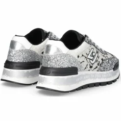 Outlet Liu-Jo Sneakers Amazing Noir/Argenté/Blanc
