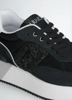Discount Liu-Jo Sneakers Dreamy Noires et Blanches