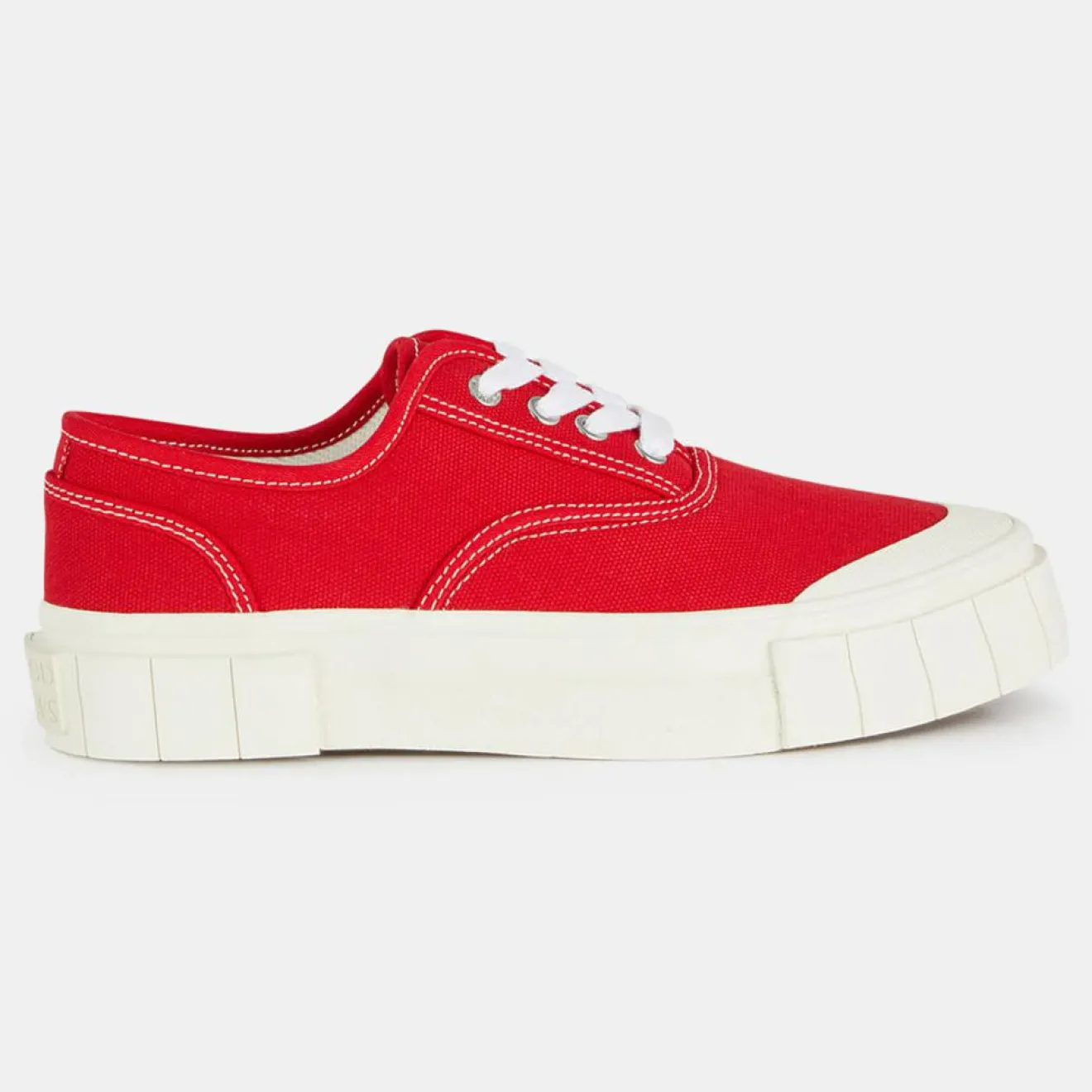 Femme Good News Sneakers en Coton Bio Gnace rouges