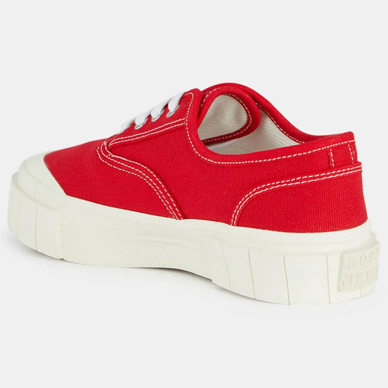 Femme Good News Sneakers en Coton Bio Gnace rouges