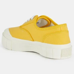 Femme Good News Sneakers en Coton Bio Gnace jaunes