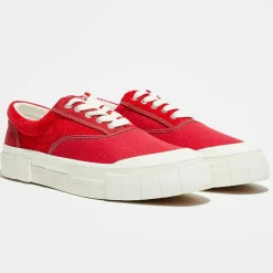 Homme Good News Sneakers en Coton biologique Jute rouges