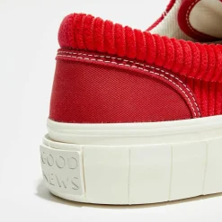Homme Good News Sneakers en Coton biologique Jute rouges