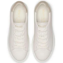 Marc O'Polo Sneakers en Cuir à Semelle Epaisse écrues