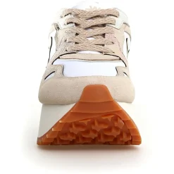 Outlet W6YZ Sneakers en Cuir Anny beiges