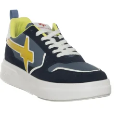 Homme W6YZ Sneakers en Cuir Bond bleues