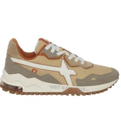 Homme W6YZ Sneakers en Cuir Breeze beiges