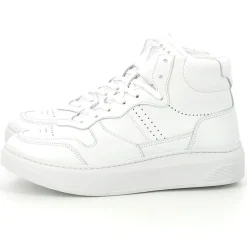 Femme Piola Sneakers en Cuir Cayma High blanc