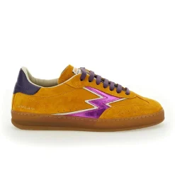 Femme Moa Concept Sneakers en cuir Club orange/violet irisé