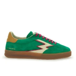 Femme Moa Concept Sneakers en cuir Club vert