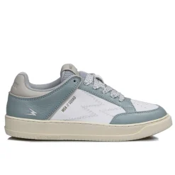 Femme Moa Concept Sneakers en Cuir Detail Squa bleu