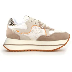 Best W6YZ Sneakers en Cuir Deva beiges