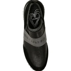 Femme CafèNoir Sneakers en Cuir Donatella noires