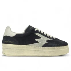 Hot Moa Concept Sneakers en Cuir Double Club noir