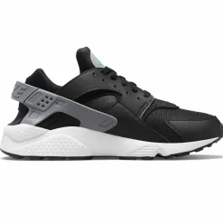 Hot Nike Sneakers en Cuir et Mesh Air Huarache Run noir/gris