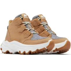 Femme Sorel Sneakers en Cuir imperméables Kinetic™ Breakthru Caribou marron