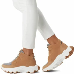 Femme Sorel Sneakers en Cuir imperméables Kinetic™ Breakthru Caribou marron