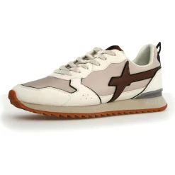 Homme W6YZ Sneakers en Cuir Jet beiges