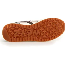 Homme W6YZ Sneakers en Cuir Jet beiges