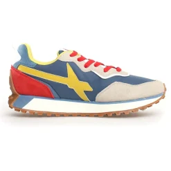 Homme W6YZ Sneakers en Cuir Jet2 bleues