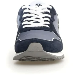 Homme W6YZ Sneakers en Cuir Jet bleu marine