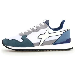 Homme W6YZ Sneakers en Cuir Jet bleues