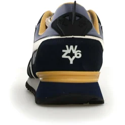 New W6YZ Sneakers en Cuir Jet bleu marine