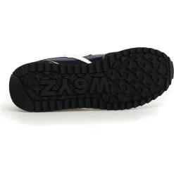 New W6YZ Sneakers en Cuir Jet bleu marine