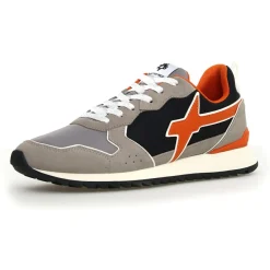 Homme W6YZ Sneakers en Cuir Jet grises