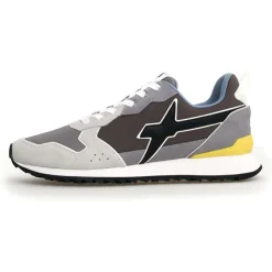 Homme W6YZ Sneakers en Cuir Jet grises