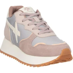 Femme W6YZ Sneakers en Cuir Jet grises