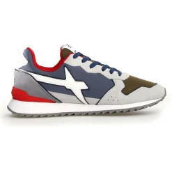 Homme W6YZ Sneakers en Cuir Jet kaki