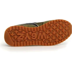 Homme W6YZ Sneakers en Cuir Jet kaki