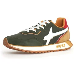 Homme W6YZ Sneakers en Cuir Jet2 kaki