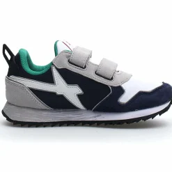 Best W6YZ Sneakers en Cuir Jet marine/blanc