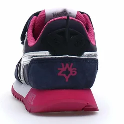 Femme W6YZ Sneakers en Cuir Jet marine