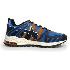 Homme W6YZ Sneakers en Cuir K2 bleu marine