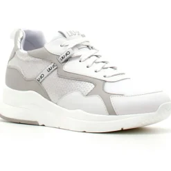 Sale Liu-Jo Sneakers en Cuir Karlie blanches