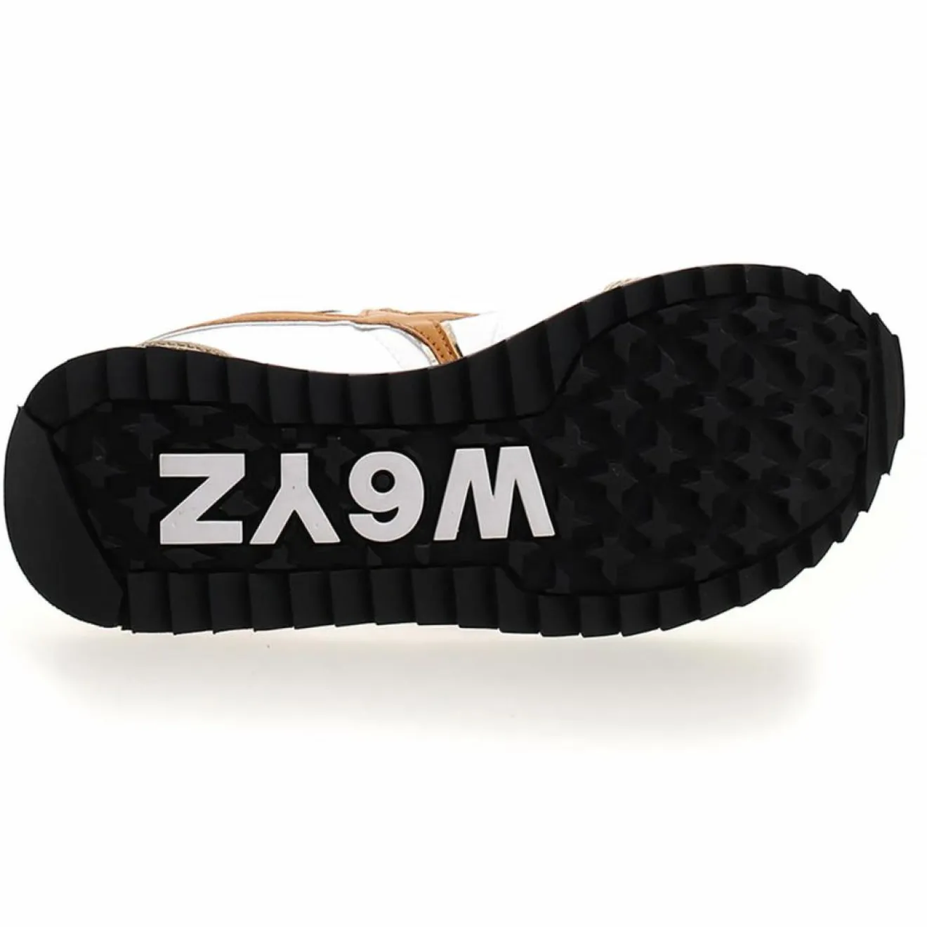 Femme W6YZ Sneakers en Cuir Kis blanc/doré